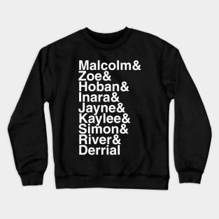 Firefly Helvetica List Crewneck Sweatshirt